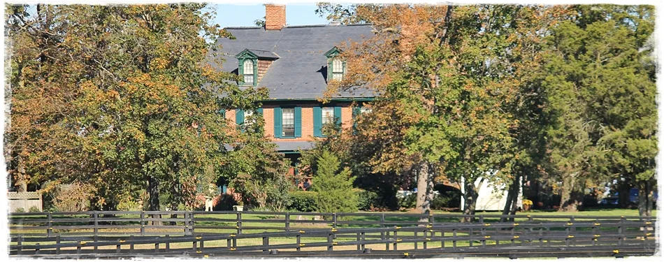 Historic farmhouse on the Joie de Vie Farm property